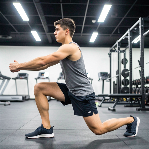 man jumping rope gym