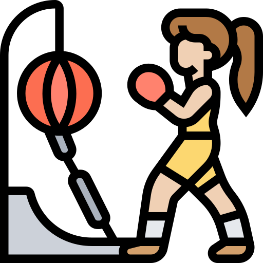 female athlete jumping with rope