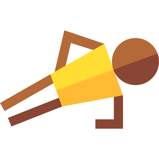 person doing side planks