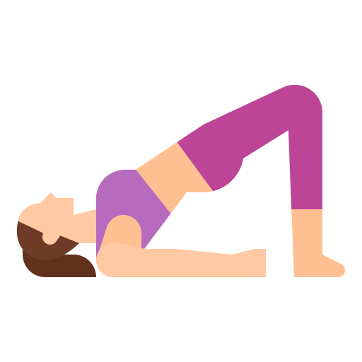 woman stretching yoga